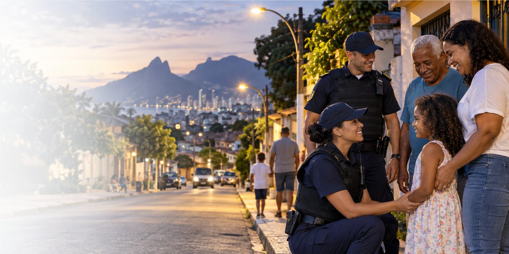 Segurança pública próxima da comunidade